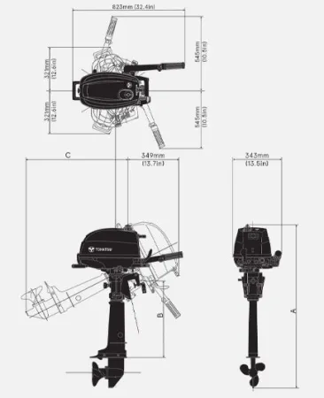 Лодочный мотор Tohatsu MFS 6 DDS (встр. бак)
