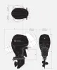 Лодочный мотор Tohatsu MFS 140 AEPTUL