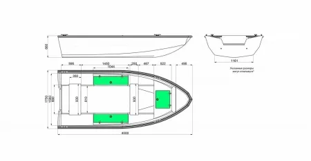 Моторная лодка Windboat 4.0 Evo (песочный)