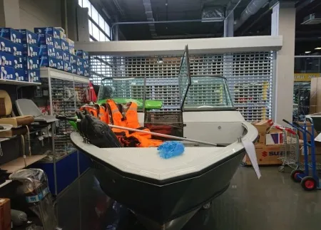 Катер Windboat-5.0 (EVO) FISH (серый)