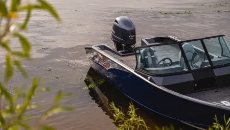 Катер Windboat-5.0 (EVO) FISH (серый)