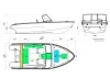 Катер Windboat 4.6 DCX NEW (желтый)